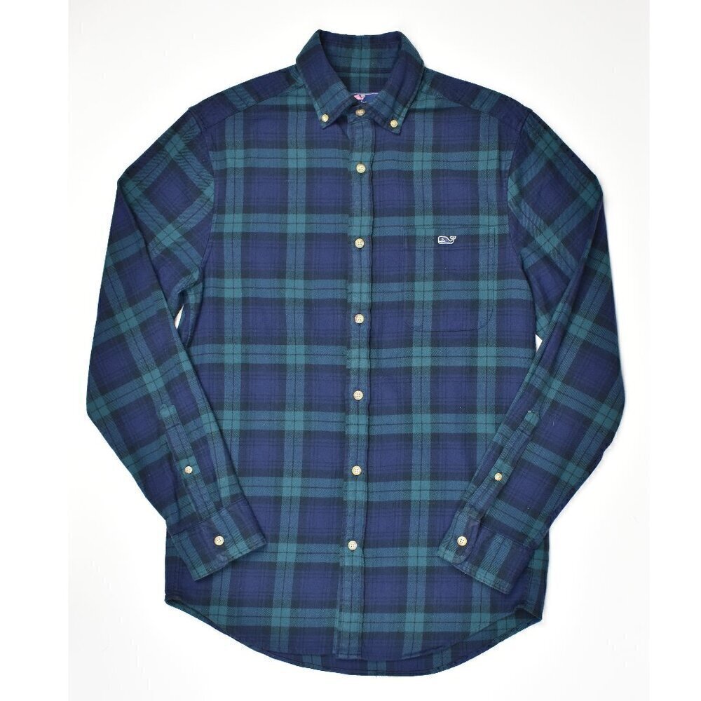 Vineyard Vines Classic Fit Pine Tucker Shirt Plaid Flannel NEW - Picture 2 of 6